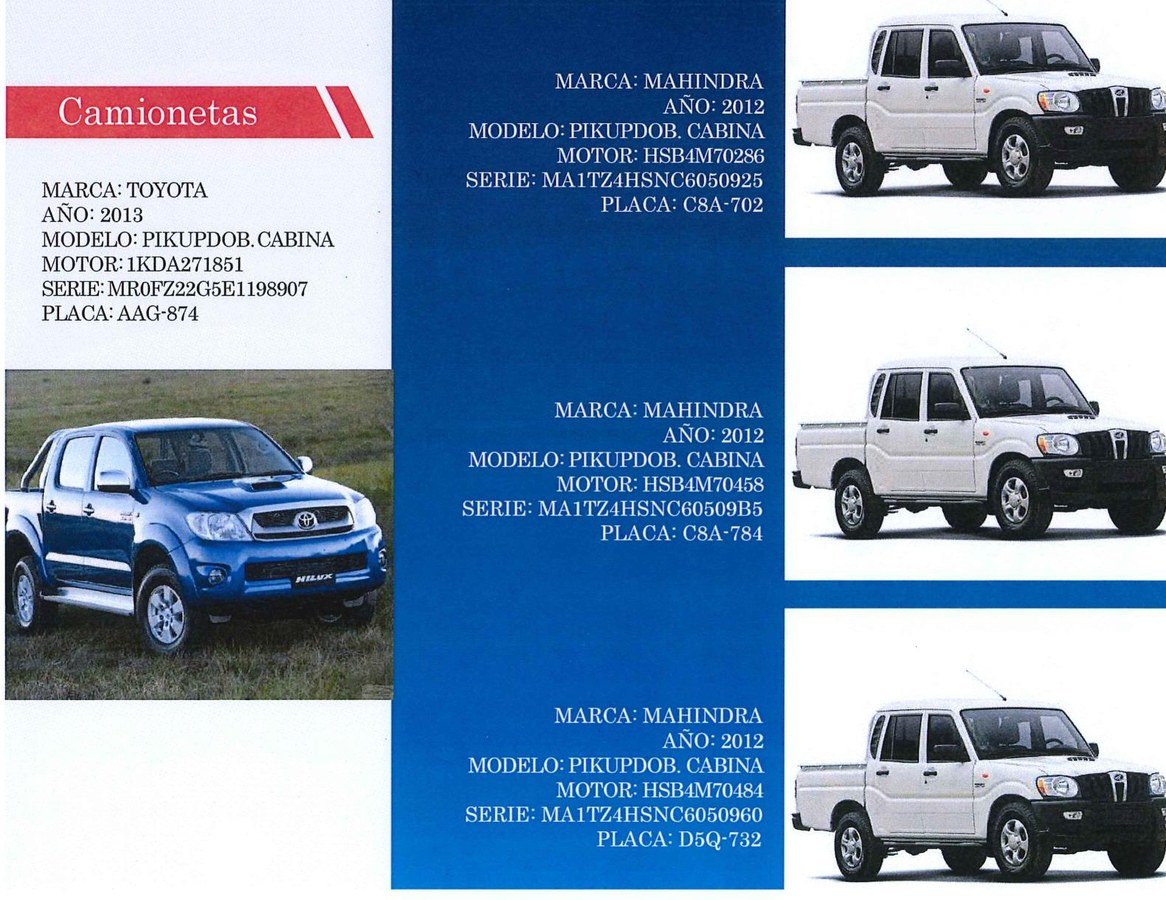 Camionetas American Contratistas Generales