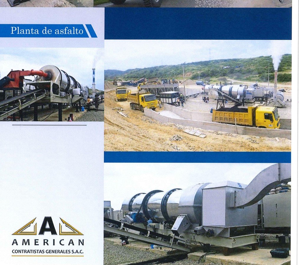 Planta de asfalto American Contratistas Generales
